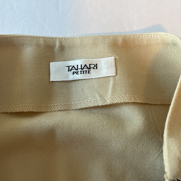 Tahari Petite Skirt Tan - Picture 3 of 5